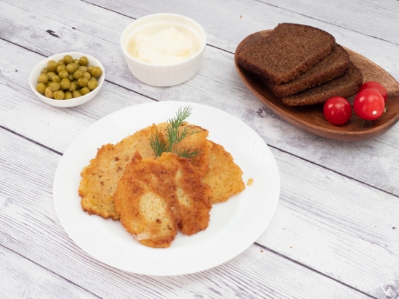 Драники картофельные со сметаной