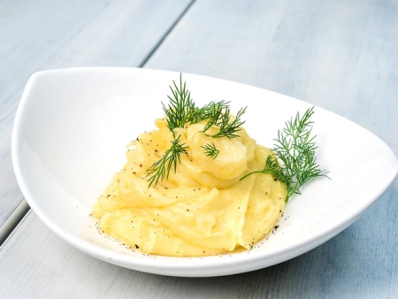 Пюре картофельное с чесночным соусом Пюре картофельное с чесночным соусом