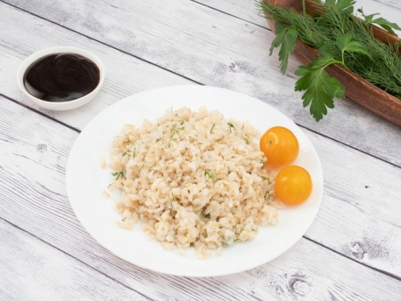 Рис здоровье с соусом барбекю Рис здоровье с соусом барбекю